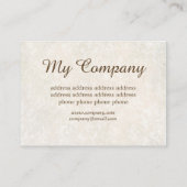 Friseur-Stylist-Blume Beauty CC0766 Visitenkarte (Rückseite)