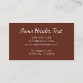 Friseur Stylist Business Cards Salon Visitenkarte (Rückseite)