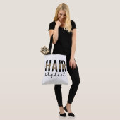 Friseur-Stylist-Cheetah Typografie Geschenk Tasche (Am Model)