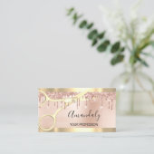 Friseur Stylist Coiffeur Gold Schere Gerahmt Visitenkarte (Stehend Vorderseite)