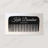 Friseur Stylist Comb Beauty Salon Visitenkarte (Vorderseite)
