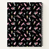 Friseur-Stylist, Friseur Schönheitssalon nach Maß Notizblock (Rückseite)