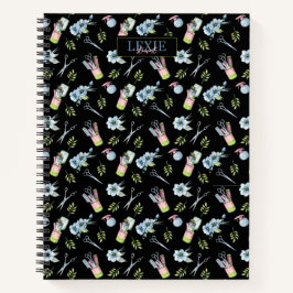 Friseur-Stylist, Friseur Schönheitssalon nach Maß Notizblock