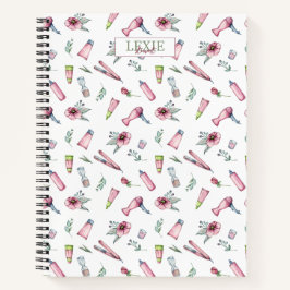 Friseur-Stylist, Friseur Schönheitssalon nach Maß Notizblock