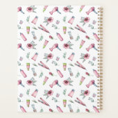 Friseur-Stylist, Friseur Schönheitssalon nach Maß Planer (Rückseite)