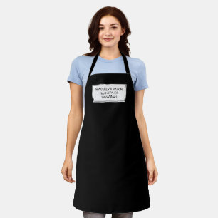 Friseur-Stylist für Firmennamen Salon Schürze