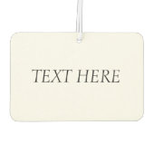 Friseur-Stylist Goldschere & Beauty Salon Blumenbe Autolufterfrischer (Rückseite)