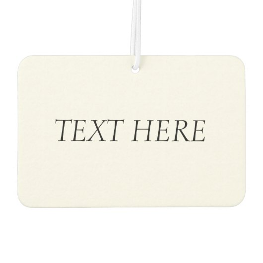 Friseur-Stylist Goldschere & Beauty Salon Blumenbe Autolufterfrischer (Rückseite)