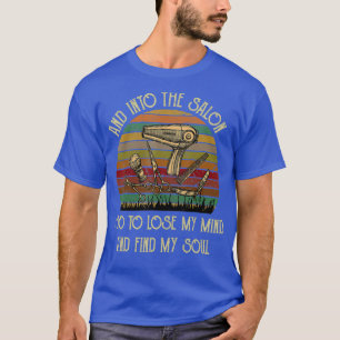 Friseur Stylist Hair Dresser Friseur Salon Vintag T-Shirt