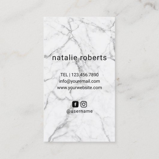 Friseur-Stylist-Logo-Marbella-Schönheitssalon Visitenkarte (Rückseite)