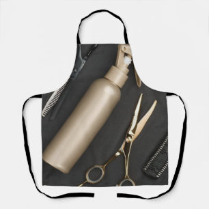 Friseur-Stylist-Niedliche Schere Minimalistischer Schürze