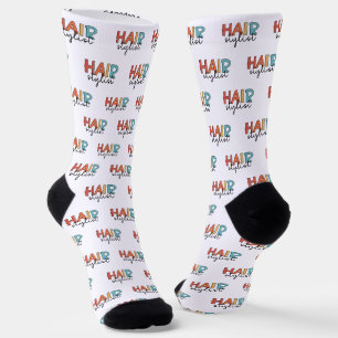 Friseur-Stylist Retro-Friseur-Geschenk Socken