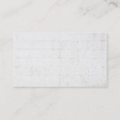 Friseur Stylist Salon Beruflich Visitenkarte (Rückseite)