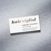 Friseur-Stylist/Salon Magnetische Visitenkarte (Beispiel)