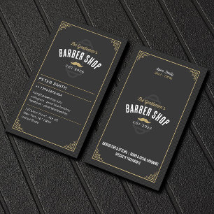Friseur-Stylist, Salon, professioneller Barbier Visitenkarte