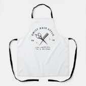 Friseur-Stylist-Salon-Schere & Comb-Friseur Schürze (Vorderseite)