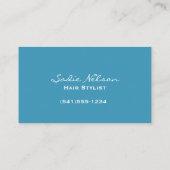Friseur-Stylist Salon Tools Beauty Business Card Visitenkarte (Rückseite)
