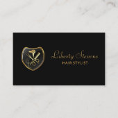Friseur Stylist Salon Tools Beauty Visitenkarte (Vorderseite)