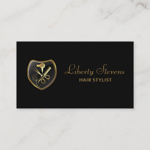 Friseur Stylist Salon Tools Beauty Visitenkarte