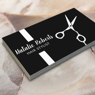 Friseur-Stylist-Schere Beruflicher Barber Visitenkarte
