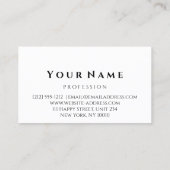 Friseur Stylist Scheren Rose Moderne einfach Visitenkarte (Rückseite)