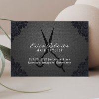 Friseur-Stylist Vintag Black Lace Salon Ernennung
