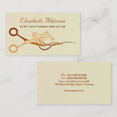 Friseur-Stylist-Visitenkarte Visitenkarte (Vorne/Hinten)