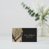 Friseur-Stylistin Modernes Gold Pinakothek Züst Visitenkarte (Stehend Vorderseite)