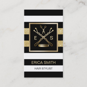 Friseur-Stylistin Schönheitssalon Moderner Veranst Terminkarte