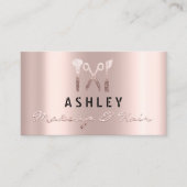 Friseur-Styllensalon Makeup Artist Besichtigung Ka Visitenkarte (Vorderseite)