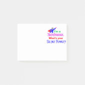 Friseur Super Power Post-it Klebezettel (Vorderseite)