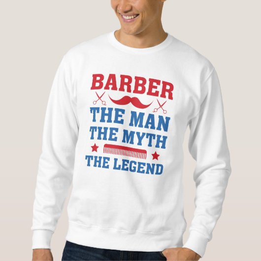 Friseur Sweatshirt (Vorderseite)