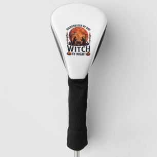 Friseur Tag Hexe Nacht Halloween Kamm Schere Golf Headcover