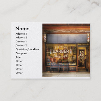 Friseur - Towne Friseursalon, Name, Adresse 1, Visitenkarte