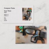 Friseur und Friseur Visitenkarte (Vorne/Hinten)