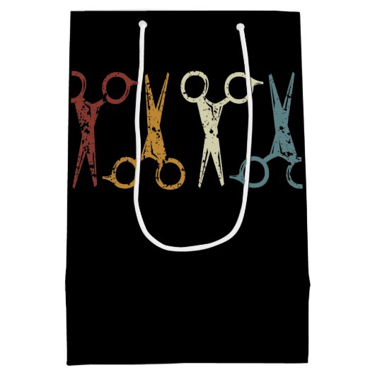 Friseur- und Gartendesign Mittlere Geschenktüte (Rückseite)