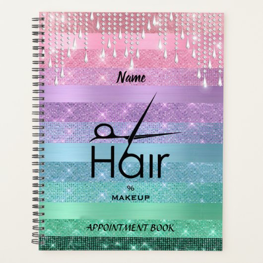 Friseur- und Schminksalonplaner Planer (Vorderseite)