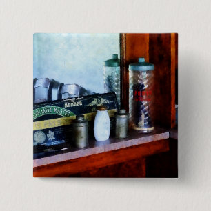 Friseur-Versorgungen Button