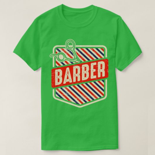 Friseur Vintag 2 T-Shirt (Design vorne)