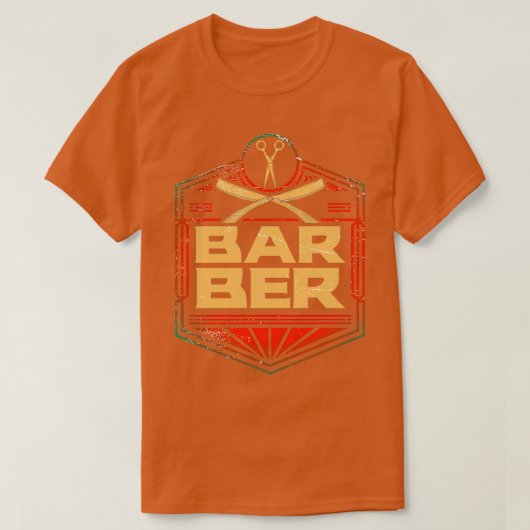 Friseur Vintag 4 T-Shirt (Design vorne)