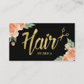 Friseur Vintager Blumensalon Termin (Vorderseite)