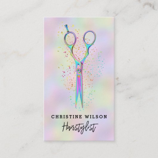 Friseur Visitenkarte (Vorderseite)