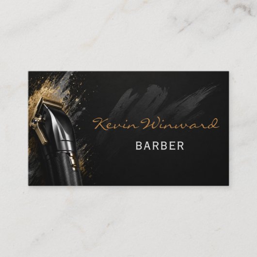 Friseur Visitenkarte (Vorderseite)