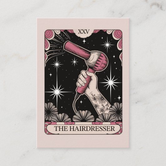 Friseur Visitenkarte (Vorderseite)