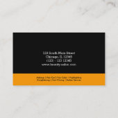 Friseur Visitenkarte (Rückseite)