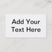 Friseur Visitenkarte (Rückseite)