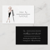 Friseur Visitenkarte (Vorne/Hinten)