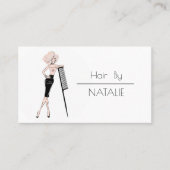 Friseur Visitenkarte (Vorderseite)