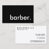 Friseur. Visitenkarte (Vorne/Hinten)