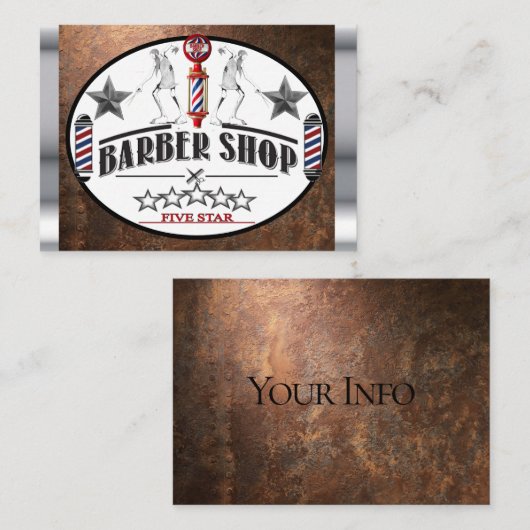 Friseur Visitenkarte (Vorne/Hinten)